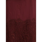 Ferragamo Bordeaux Silk Cocktail Dress