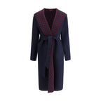 Gucci Blue Wool Coat