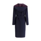 Gucci Blue Wool Coat