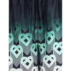 Casablanca Multicolor Silk Bermuda Shorts