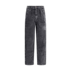 Marant Etoile Black Cotton Casual Pants