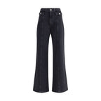 7FOR Black Cotton Jeans Denim