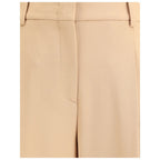 Ermanno Scervino Beige Viscose Casual Pants