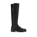 Stuart Weitzman Brown Calf Leather Bos Taurus Ankle Boots