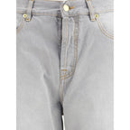 Darkpark Gray Cotton Relaxed Fit Jeans