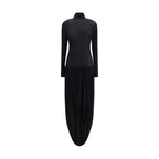 Magda Butrym Black Viscose Casual Dress