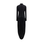 Magda Butrym Black Viscose Casual Dress