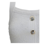 Balmain White Polyamide Top