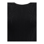 Balmain Black Viscose Casual Dress