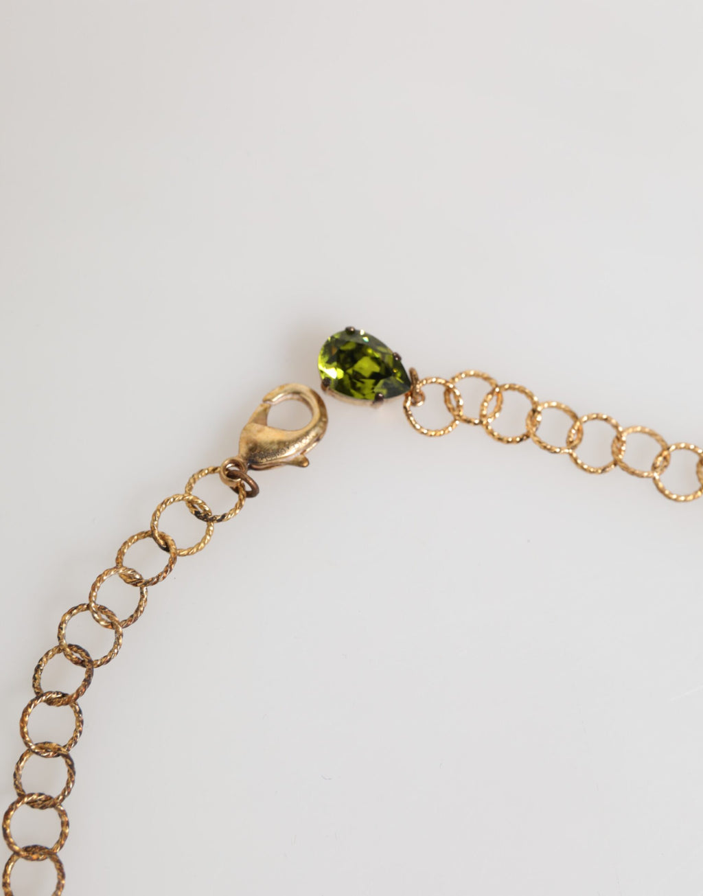 Dolce & Gabbana Red Rose Floral Crystal Embellished Statement Jewelry Necklace