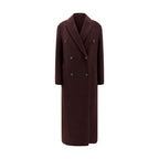 Brunello Cucinelli Bordeaux Cashmere Coat