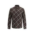 Burberry Brown Cotton Pattern Shirt
