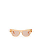 Bottega Veneta Orange Acetate Sunglass