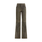 Etro Brown Leather Pants