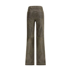 Etro Brown Leather Pants