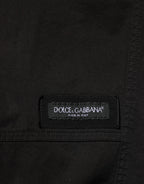 Dolce & Gabbana Black Cotton Cargo Jogger Sweatpants Pants