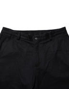 Dolce & Gabbana Black Cashmere Dress Formal Men Trouser Pants