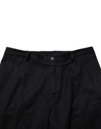 Dolce & Gabbana Black Cashmere Dress Formal Trouser Pants