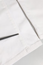 Dolce & Gabbana Off White Cotton Stretch Slim Fit Denim Jeans