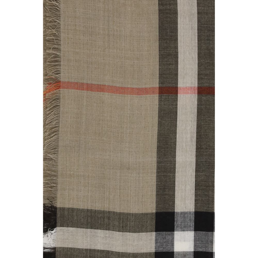 Burberry Beige Wool Scarf