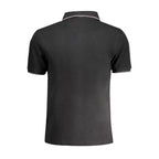 La Martina Black Cotton Polo Shirt