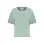 K-WAY Green Cotton Women T-Shirt