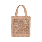 Chloé Brown Raffia Shoulder Bag