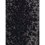 PINKO Black Polyester Midi Skirt