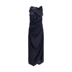 Vivienne Westwood Blue Wool Casual Dress