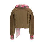 MARBELL Brown Cotton Shell Jacket