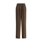Petar Petrov Brown Silk Pants