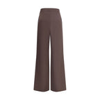 Di Stavnitser Brown Fleece Wool Casual Pants