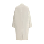 Rick Owens Cream Camel Hair  Coat