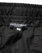 Dolce & Gabbana Black Drawstring Men Jogger Sweatpants Pants
