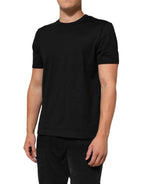 Dolce & Gabbana Black Goodluck 2021 Cotton Crew Neck T-shirt