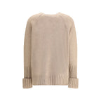 Tory Burch Beige Merino Wool Sweatshirt