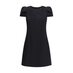 Alexander McQueen Black Wool Casual Dress