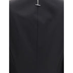 Alexander McQueen Black Wool Coat