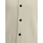 Jacquemus White Fleece Wool Cardigan