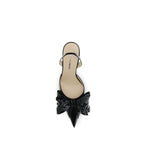 MACH & MACH Black Leather Pumps