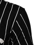 Dolce & Gabbana Black Cotton Polka Dots Round Neck T-shirt