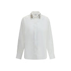 Alexander McQueen White Cotton Dress Shirt