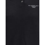 Givenchy Black Wool Polo Shirt