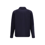 Brunello Cucinelli Blue Nylon Full-Length Jacket