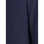 Brunello Cucinelli Blue Cashmere Bomber