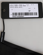 Dolce & Gabbana Black DG Logo Lace High Brief Panty Underwear