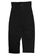 Dolce & Gabbana Black High Waist Tight Midi Trouser Underwear