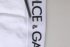 Dolce & Gabbana White Cotton Stretch High Waist Panty Underwear