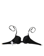 Dolce & Gabbana Black Underwire Push Up Balconette Bra Underwear