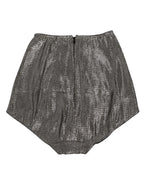 Dolce & Gabbana Gray Silk Stretch Slip Girdle Panty Underwear